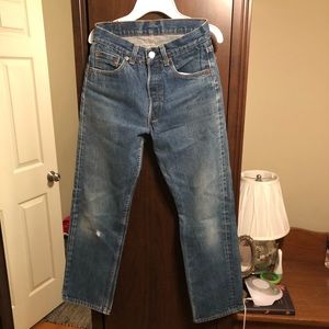 Perfect True Vintage Levi’s 501 Jeans 26 Cropped